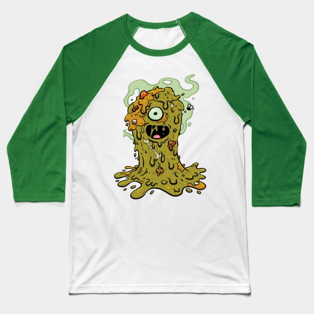 Vomit Monster Baseball T-Shirt by striffle